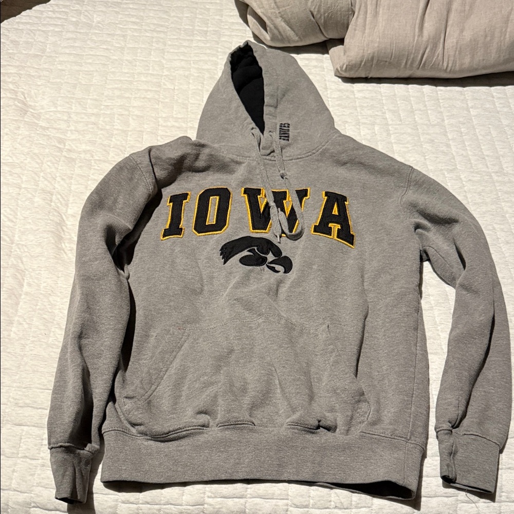 Gray Iowa Hoodie